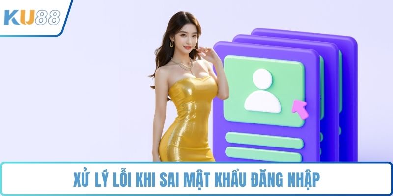 Xử lý lỗi khi sai mật khẩu đăng nhập